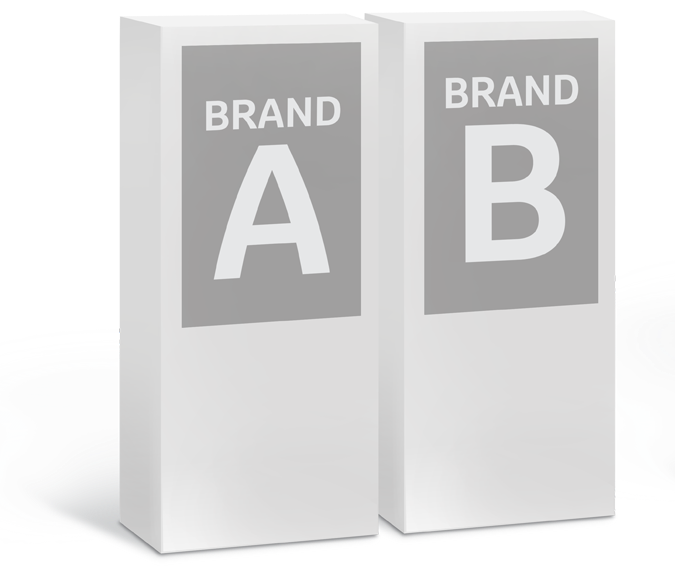 brand a and b image